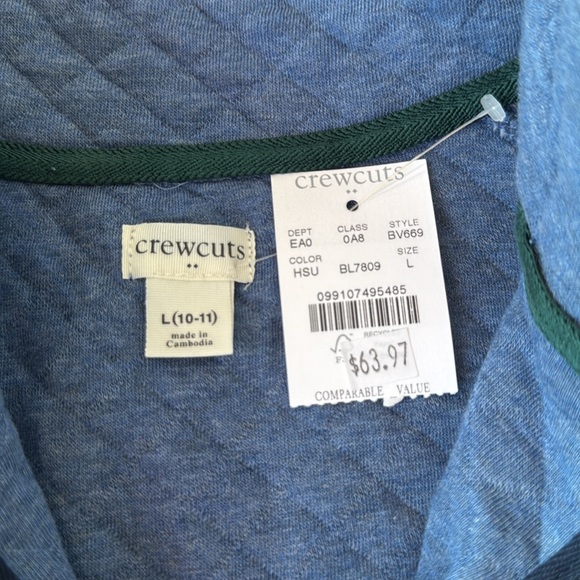 Blue v neck sweater for kids - Picture 6 of 6